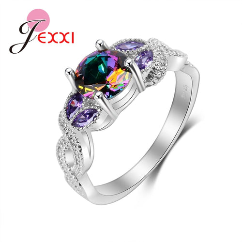 925 Sterling Sliver Rings Beautiful Anniversary Ring For Ladies